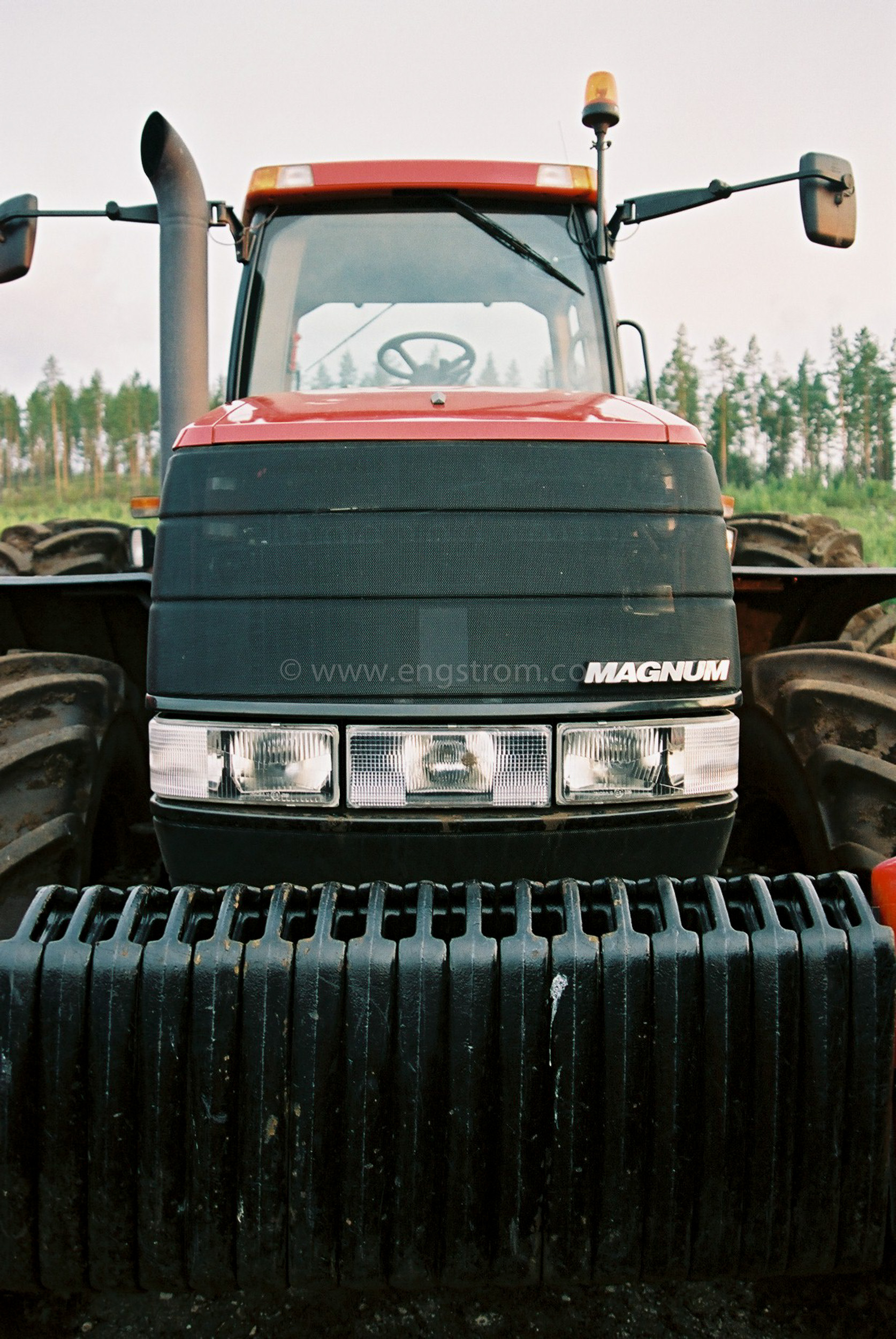 JE0318_31, Närbild på CaseIH traktor framifrån, Jonas Engström