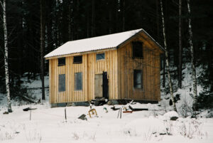 JE0400_008, Under byggnation. Hälsingland vintern 2004, Jonas Engström
