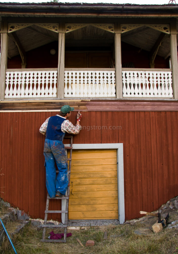 JE_11786, Återställande av förstubron på Mjölnars till originalskick, Jonas Engström